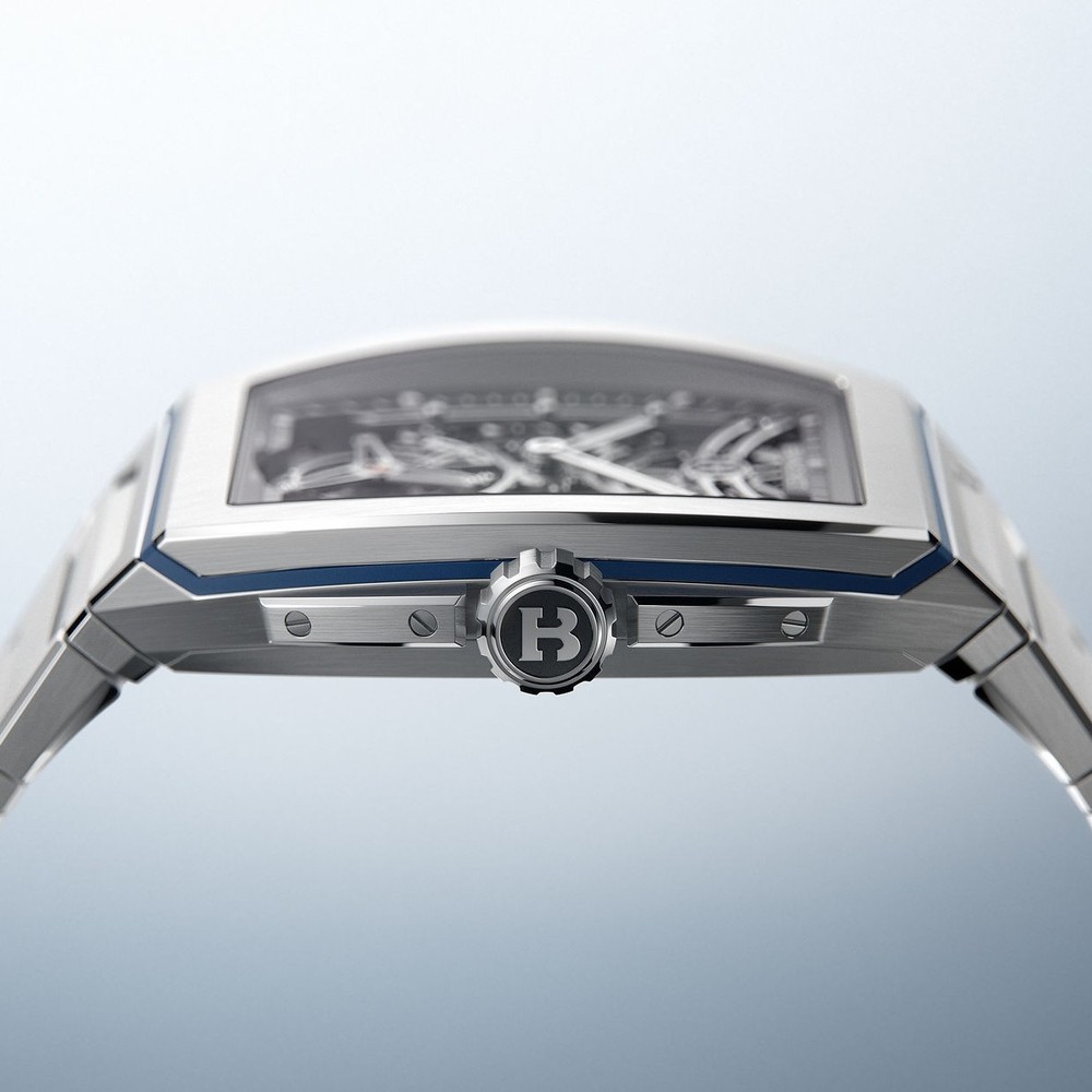 Bianchet B 1.618 Flying Tourbillon UltraFino Skeleton Titanium Blue UFFTSKTNBL - 40 x 47.39mm