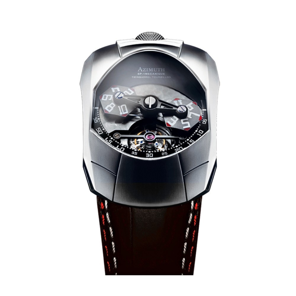 Azimuth Twin Barrel Tourbillon - 45 x 50 mm