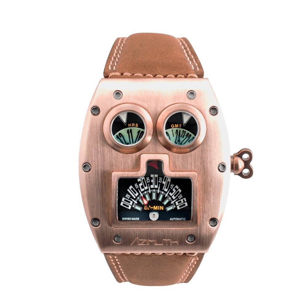Azimuth Mr. Roboto Bronzo - 43 x 50 mm