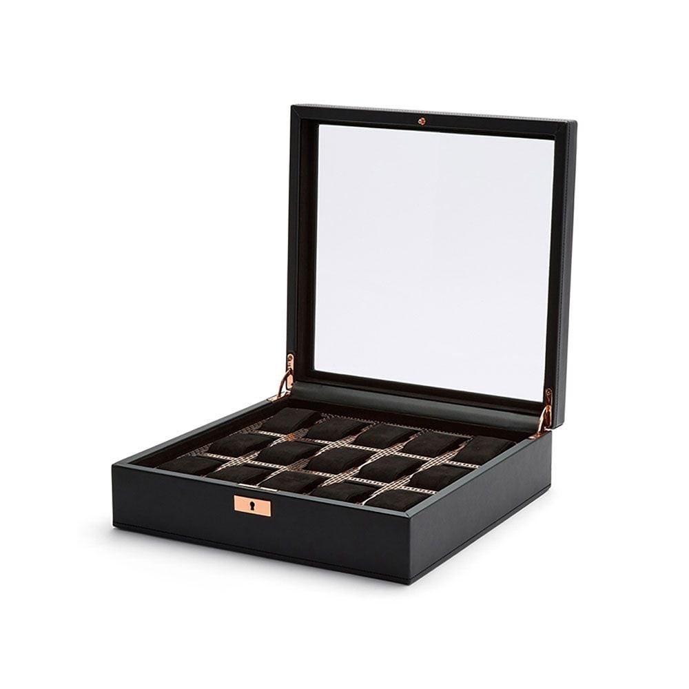 Wolf Axis 15 Piece Watch Box Copper 488316