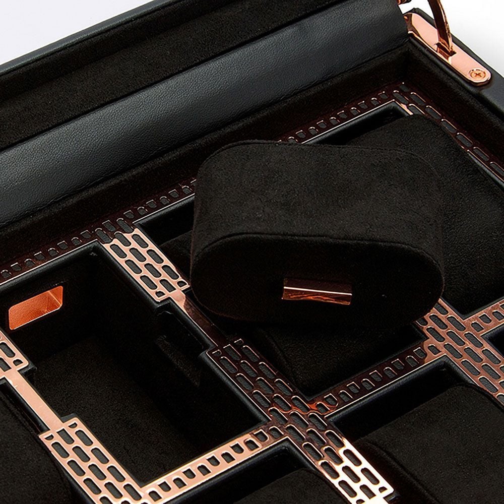 Wolf Axis 15 Piece Watch Box Copper 488316