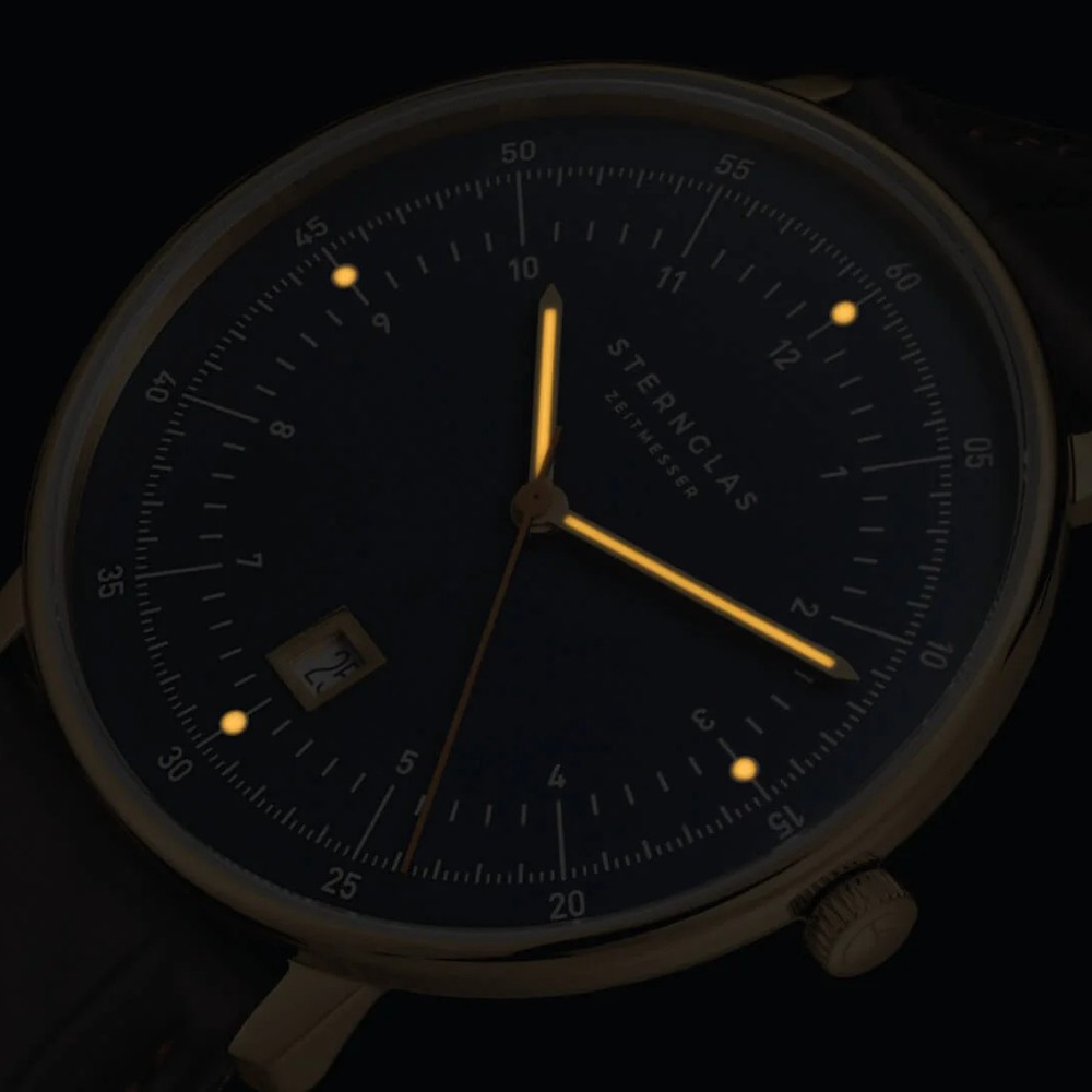 Sternglas Hamburg Dark Blue Gold S01-HH07-HE01 - 42mm