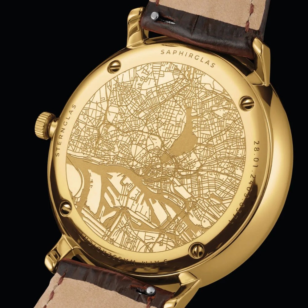 Sternglas Hamburg Dark Blue Gold S01-HH07-HE01 - 42mm