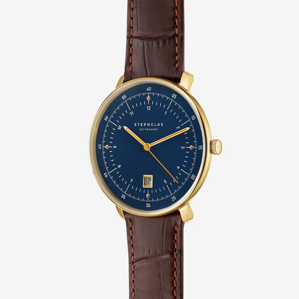 Sternglas Hamburg Dark Blue Gold S01-HH07-HE01 - 42mm