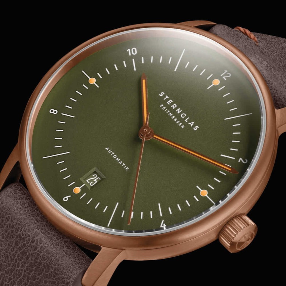 Sternglas Naos Automatik Dark Green Bronze S02-NA35-VI17 - 38mm