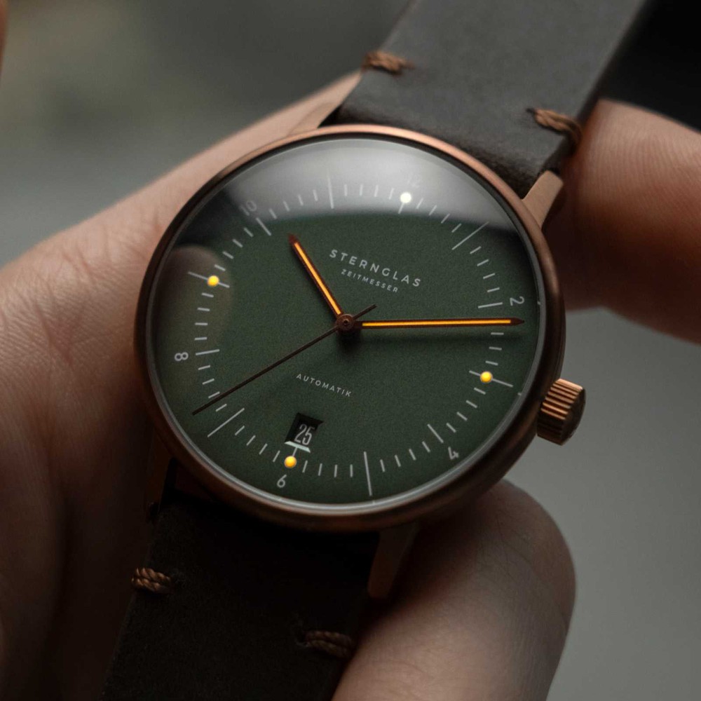 Sternglas Naos Automatik Dark Green Bronze S02-NA35-VI17 - 38mm