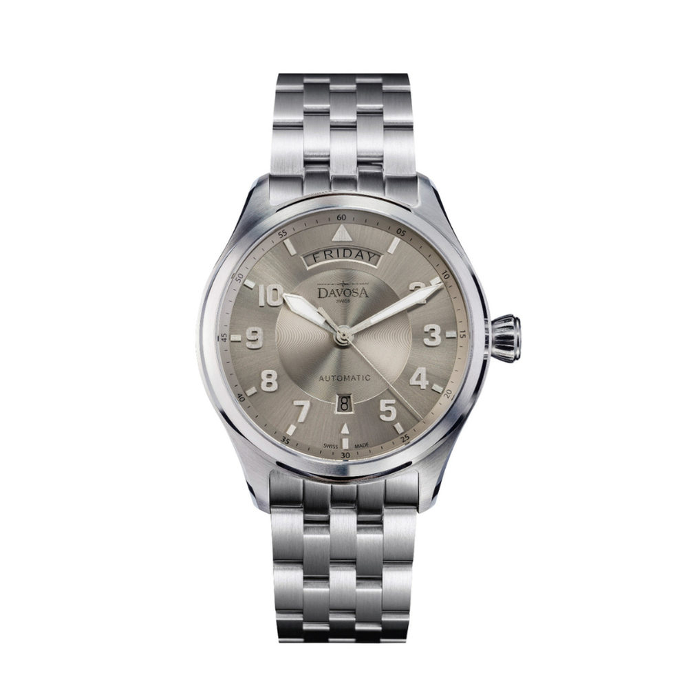Davosa Newton Pilot Day-Date 161.585.10 - 44mm