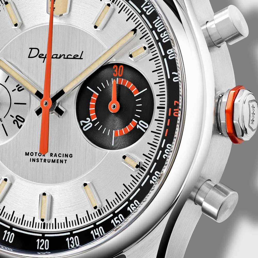 Depancel Allure Manual Chronograph Silver - 39mm