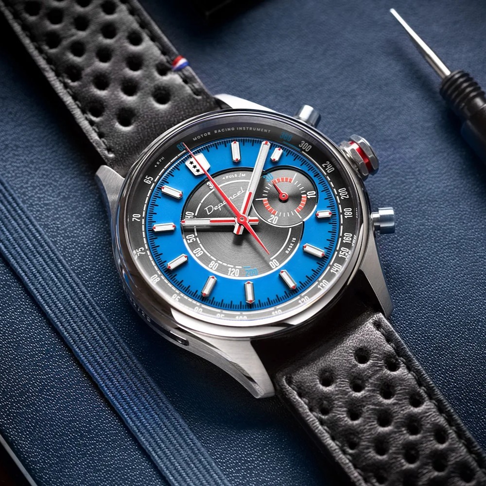 Depancel Allure Valjoux 92 Bleu De France - 39mm