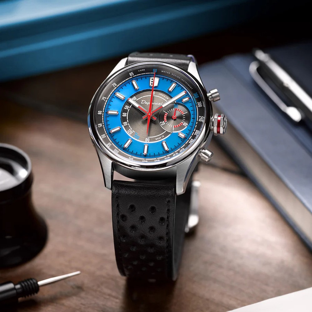 Depancel Allure Valjoux 92 Bleu De France - 39mm