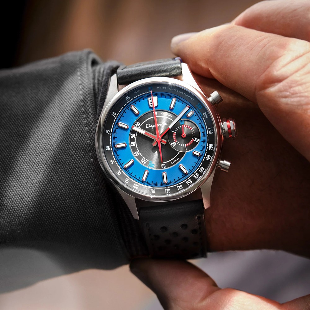 Depancel Allure Valjoux 92 Bleu De France - 39mm