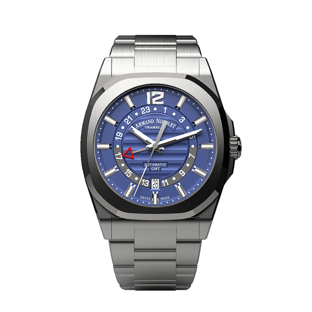 Armand Nicolet J09 GMT A663AAA-BU-MA4670A - 41mm