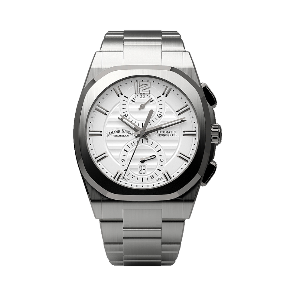 Armand Nicolet J09 Chronograph A668AAA-AG-MA4670A - 41mm