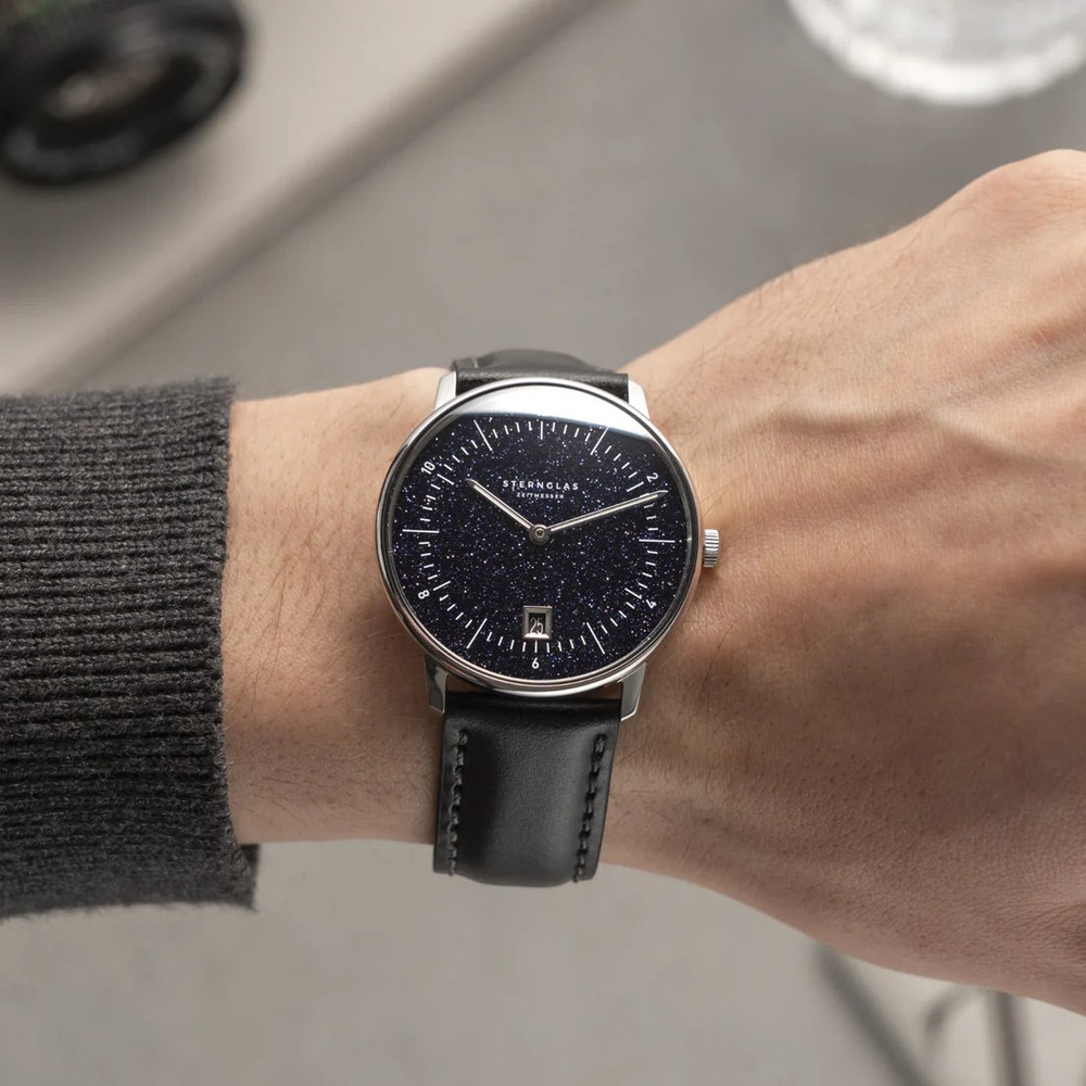 Sternglas Naos Edition Aventurine Dark Blue S01-NAN40-BR02 - 38mm