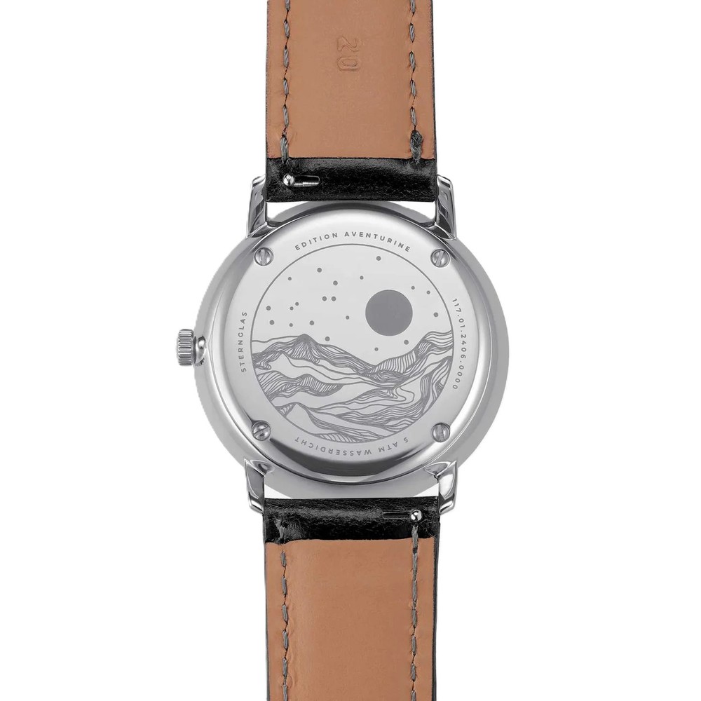 Sternglas Naos Edition Aventurine Dark Blue S01-NAN40-BR02 - 38mm