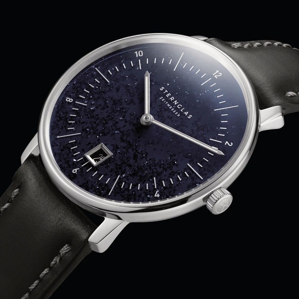 Sternglas Naos Edition Aventurine Dark Blue S01-NAN40-BR02 - 38mm
