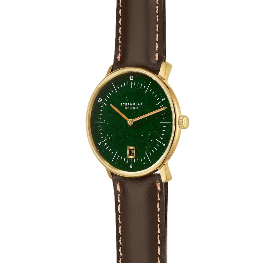 Sternglas Naos Edition Aventurine Dark Green S01-NAN41-BR01 - 38mm