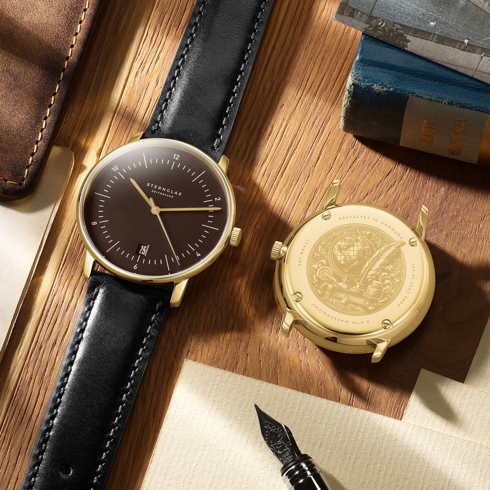 Sternglas Naos Edition Heritage Espresso S01-NAE21-BR04 - 38mm