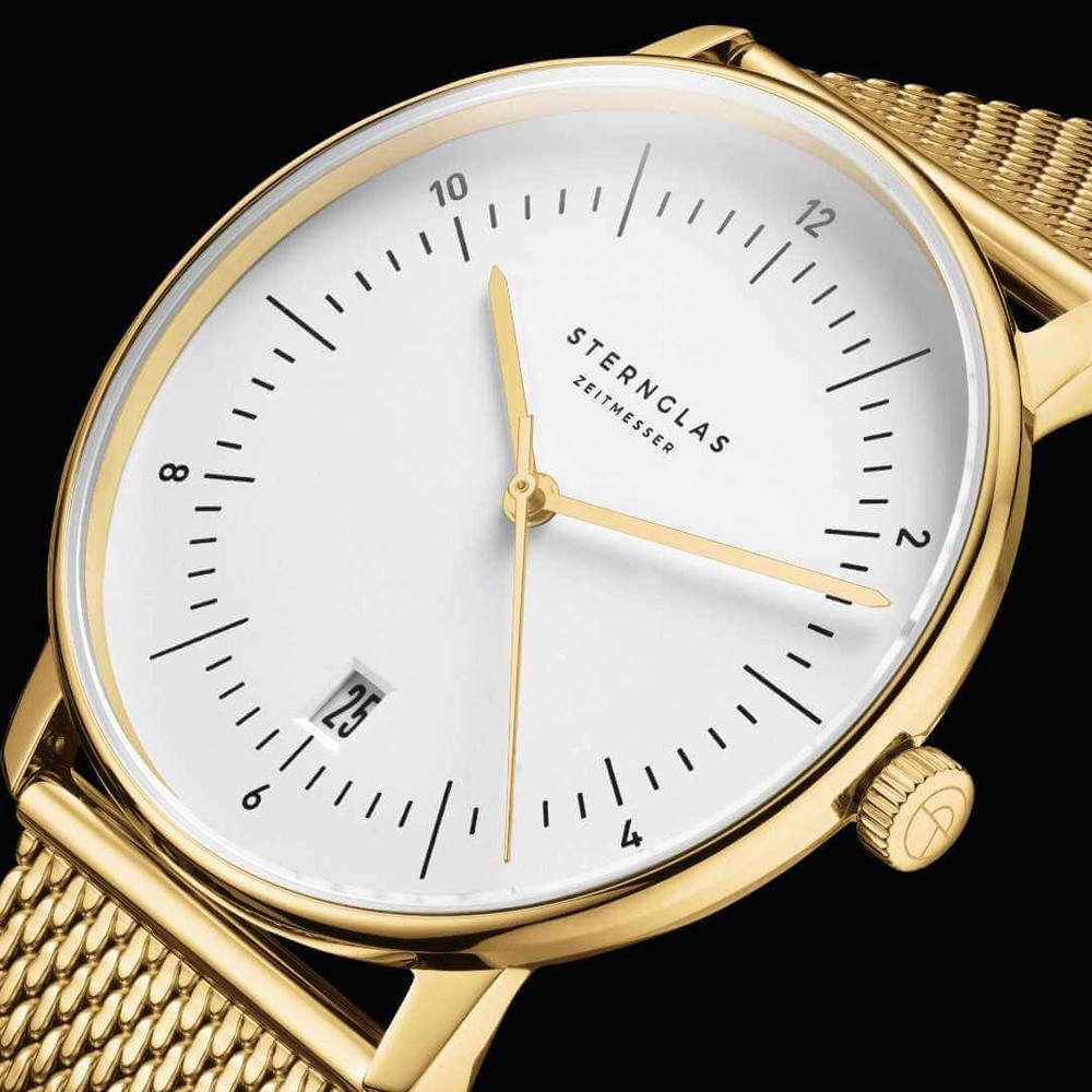 Sternglas Naos Edition Heritage White S01-NAE02-BR01 - 38mm