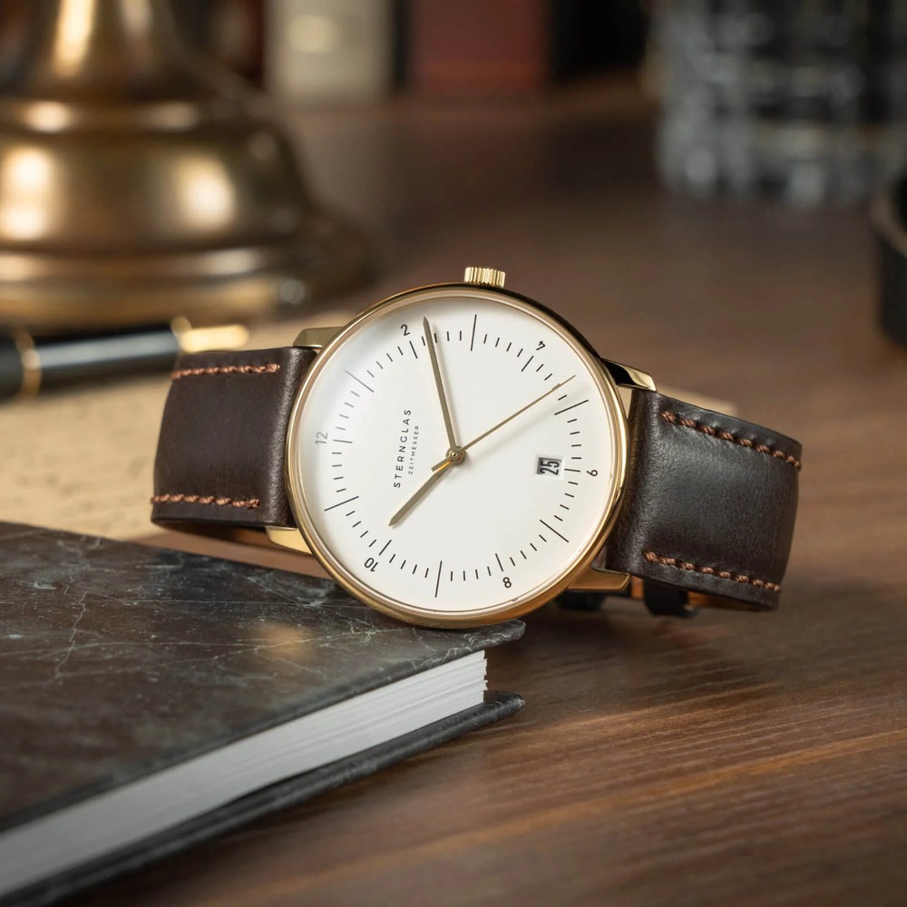 Sternglas Naos Edition Heritage White S01-NAE02-BR01 - 38mm