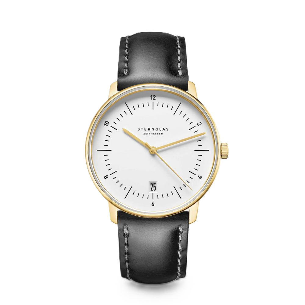 Sternglas Naos Edition Heritage White S01-NAE02-BR04 - 38mm