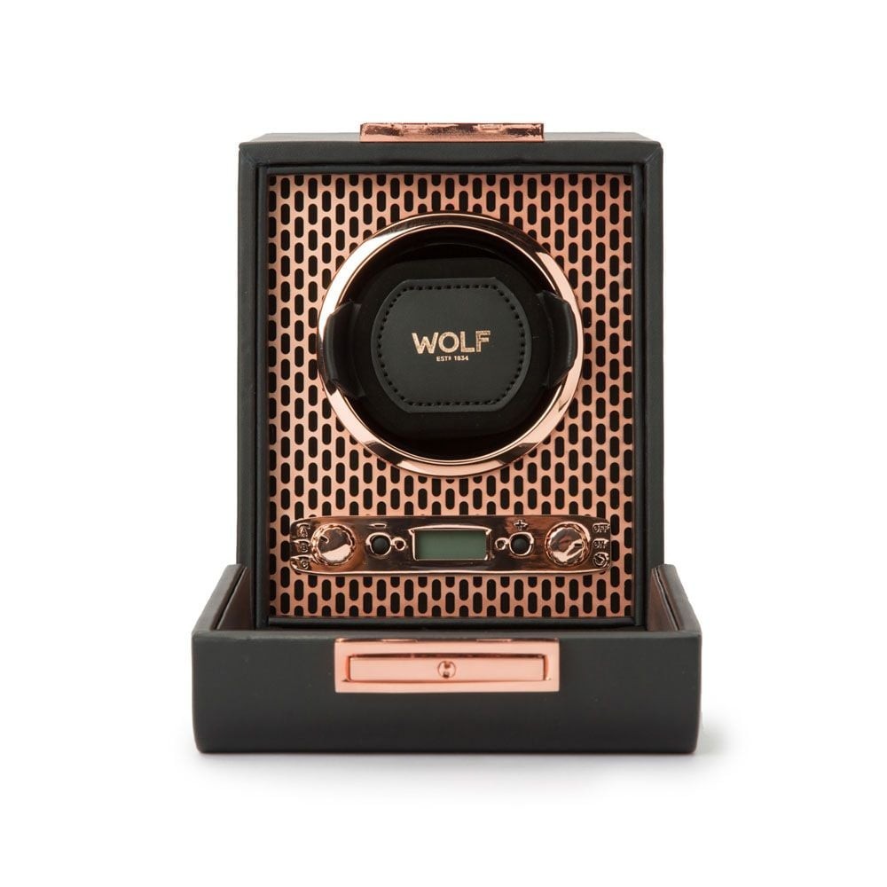 Wolf Axis Single Watch Winder Copper 469116