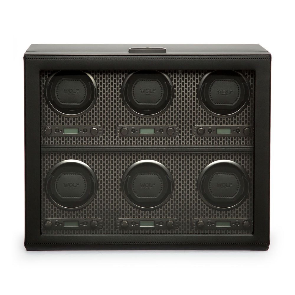 Wolf Axis 6 Piece Watch Winder Powder Coat 469603