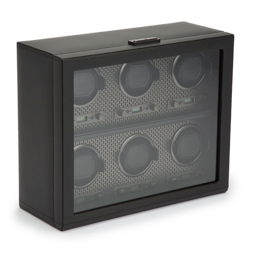 Wolf Axis 6 Piece Watch Winder Powder Coat 469603