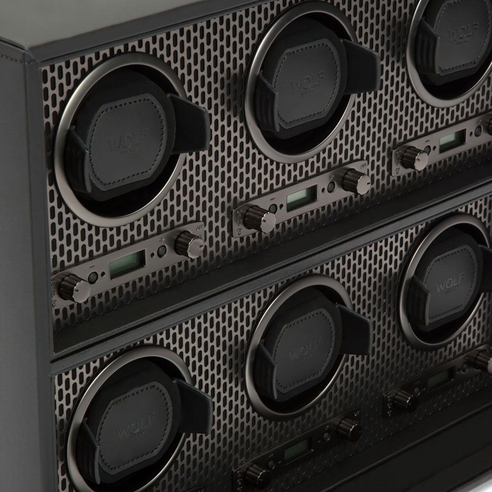 Wolf Axis 6 Piece Watch Winder Powder Coat 469603