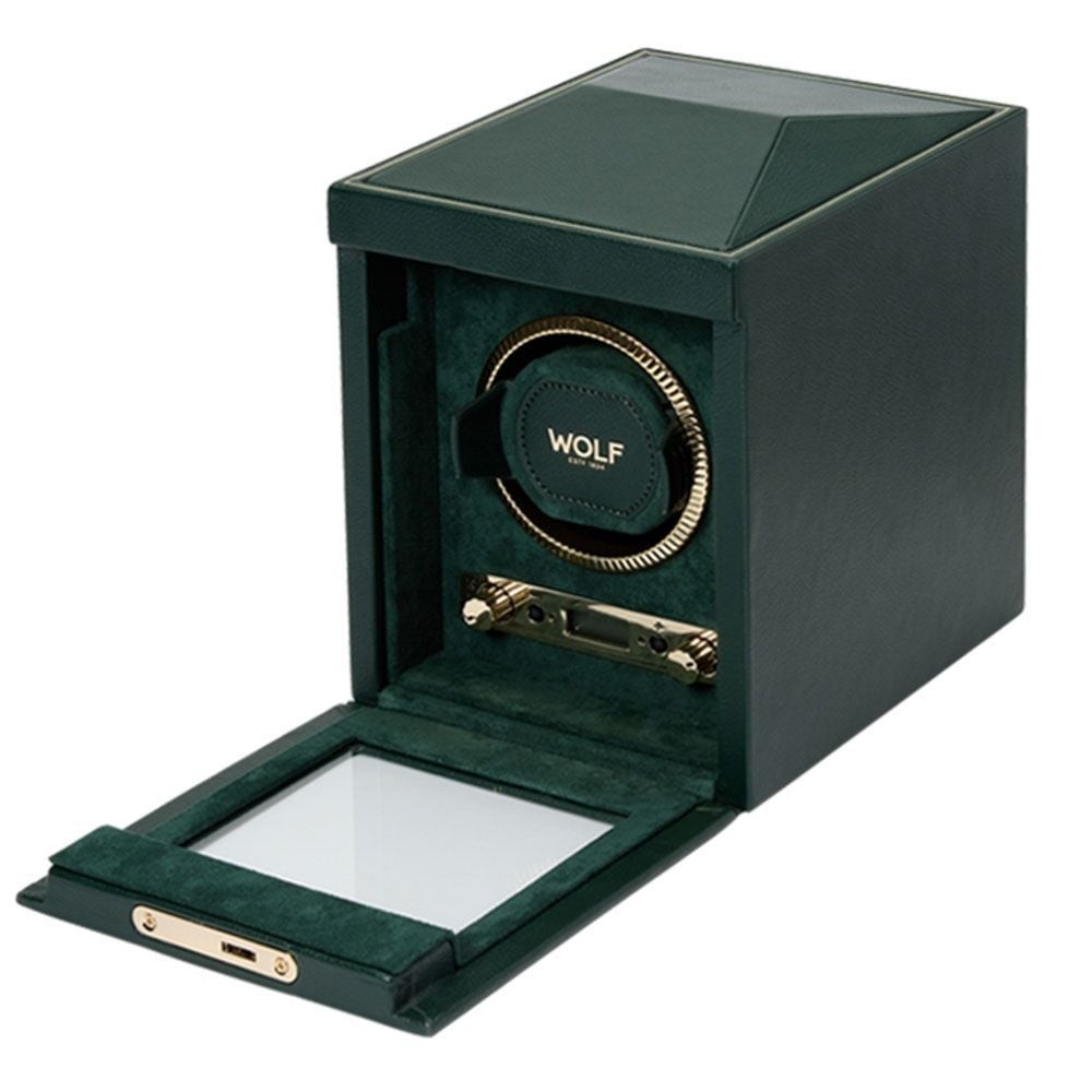 Wolf British Racing Single Watch Winder Green 793141
