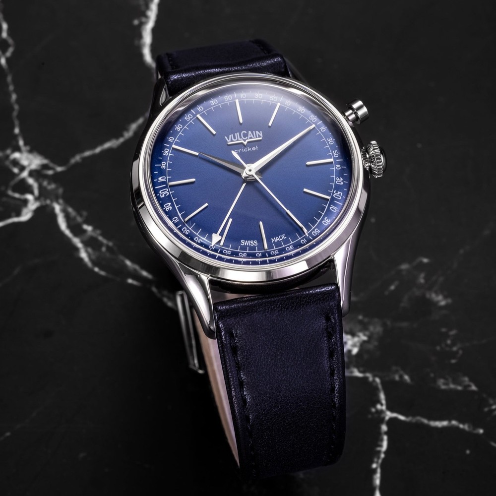 Vulcain Cricket President Blue 100273A30.BAC201 - 39 mm
