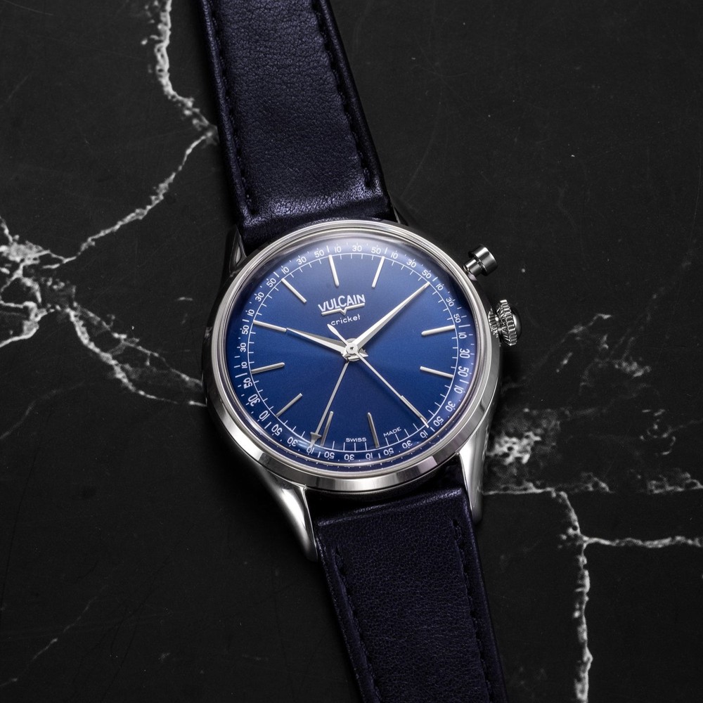 Vulcain Cricket President Blue 100273A30.BAC201 - 39 mm