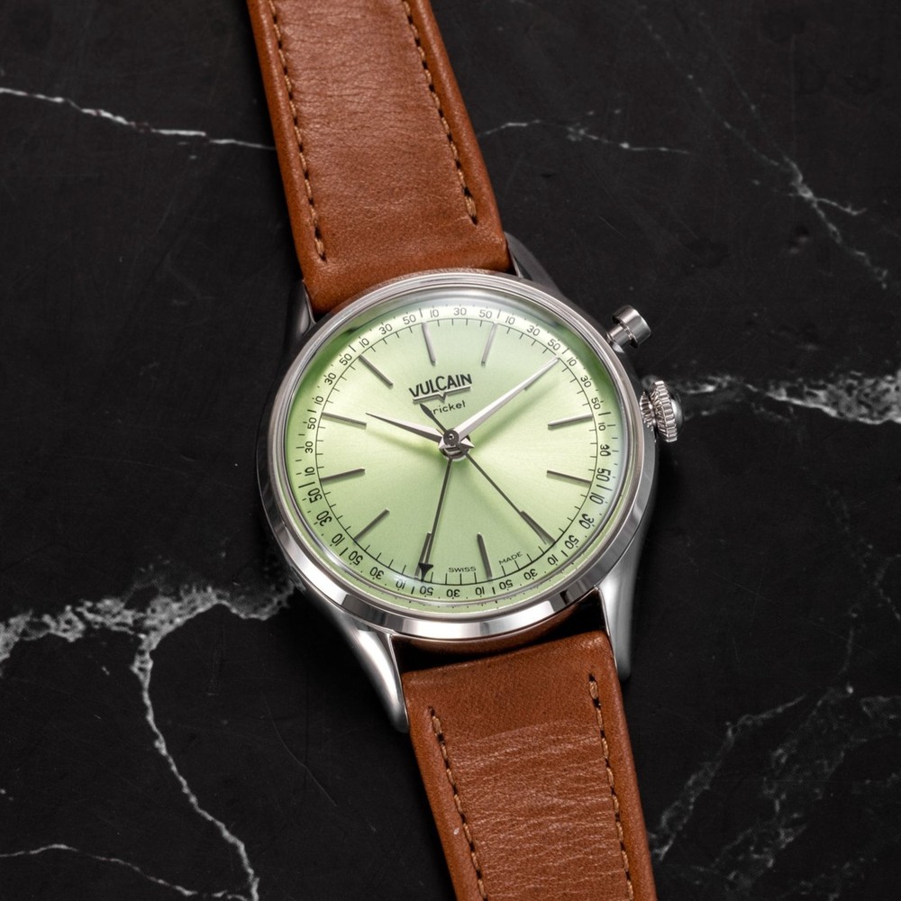 Vulcain Cricket President Pistachio Green 100273A90.BAC207 - 39mm