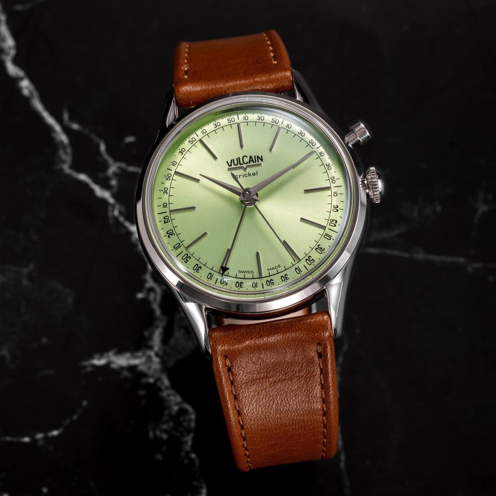 Vulcain Cricket President Pistachio Green 100273A90.BAC207 - 39mm