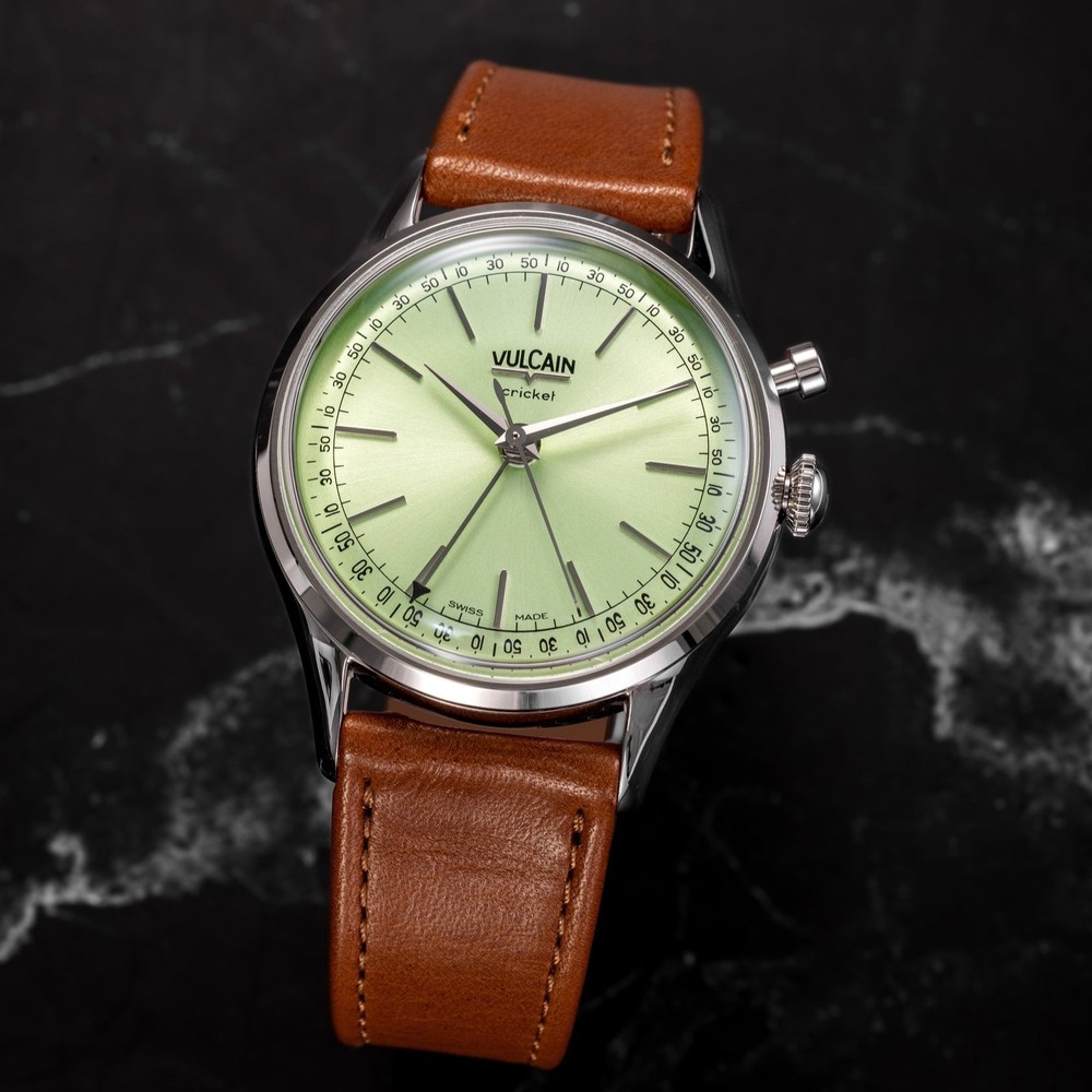 Vulcain Cricket President Pistachio Green 100273A90.BAC207 - 39mm