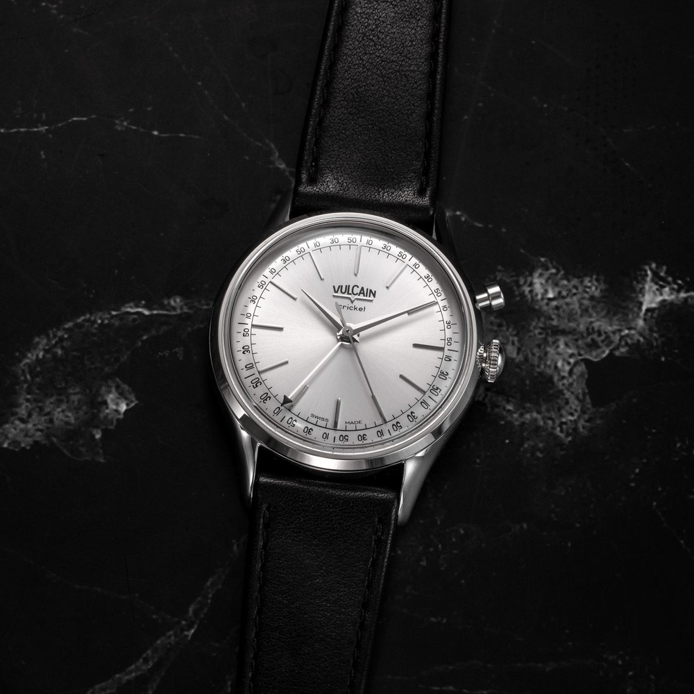 Vulcain Cricket President Silver 100273A20.BAC201 - 39mm