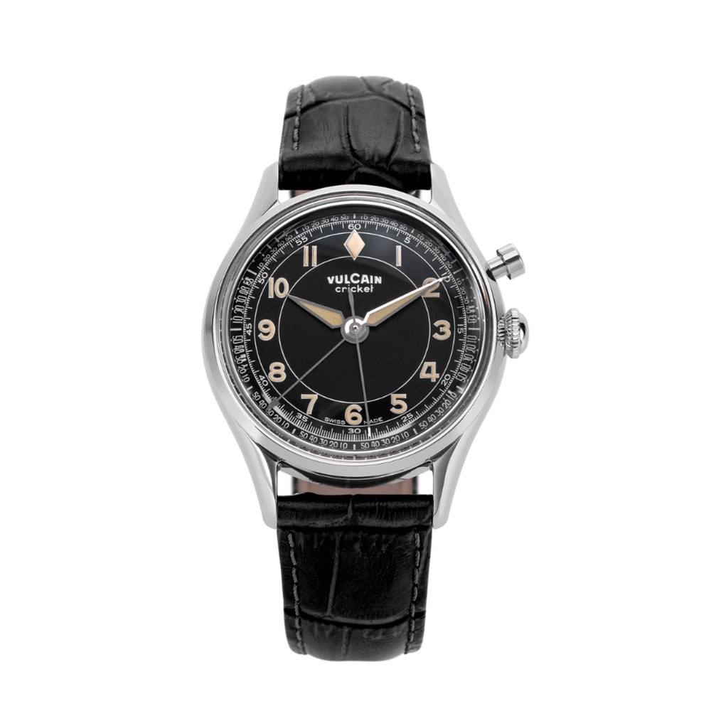 Vulcain Cricket Classique Black & Khaki numbers 100268B97.BAL248 - 39mm