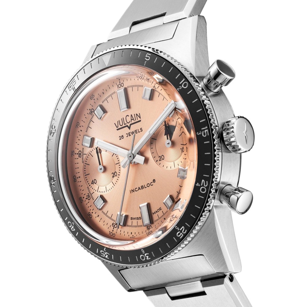 Vulcain Skindiver Chronograph Saumon 590176B87.BHM286 - 40mm
