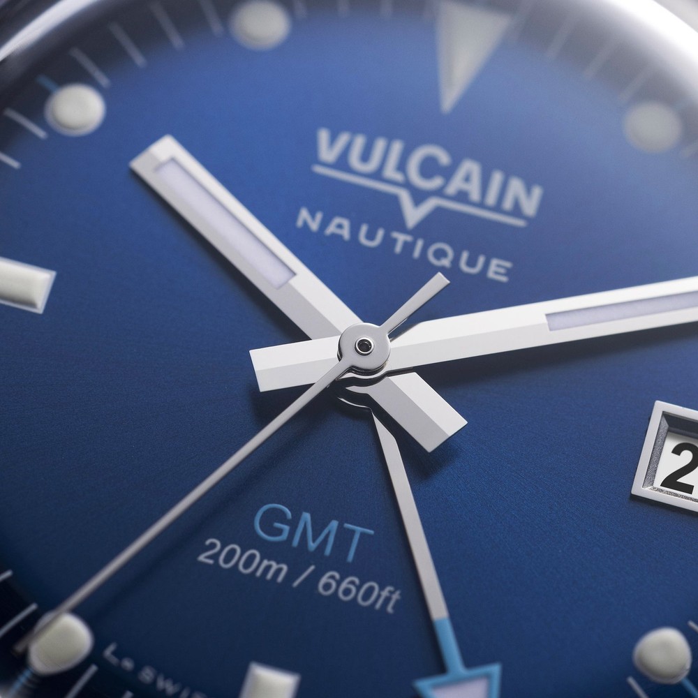 Vulcain Skindiver GMT Blue 680174B37.BAR254 - 38mm