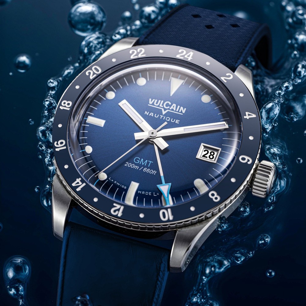 Vulcain Skindiver GMT Blue 680174B37.BAR254 - 38mm