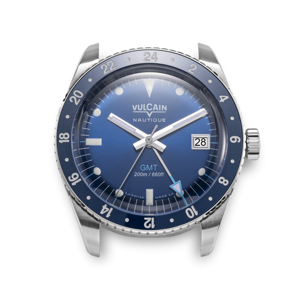 Vulcain Skindiver GMT Blue 680174B37.BAR254 - 38mm