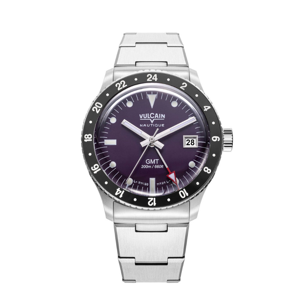 Vulcain Skindiver GMT Purple 680174A17.BHM286 - 38mm