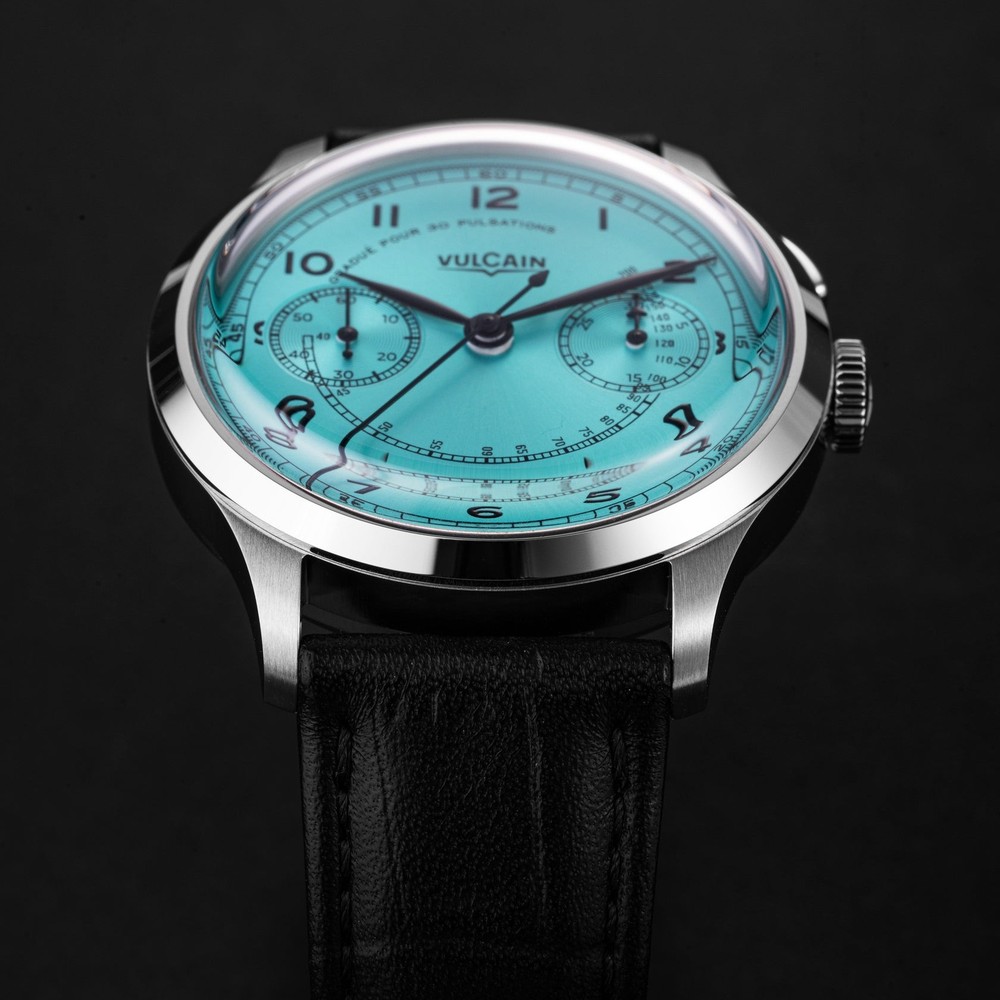 Vulcain Monopusher Heritage Turquoise 650167A38.BAL248 - 39mm