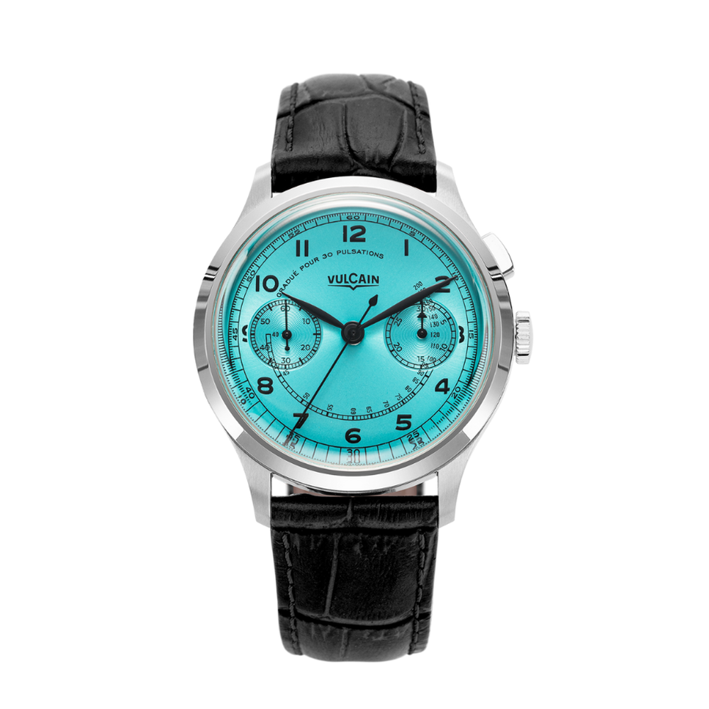 Vulcain Monopusher Heritage Turquoise 650167A38.BAL248 - 39mm