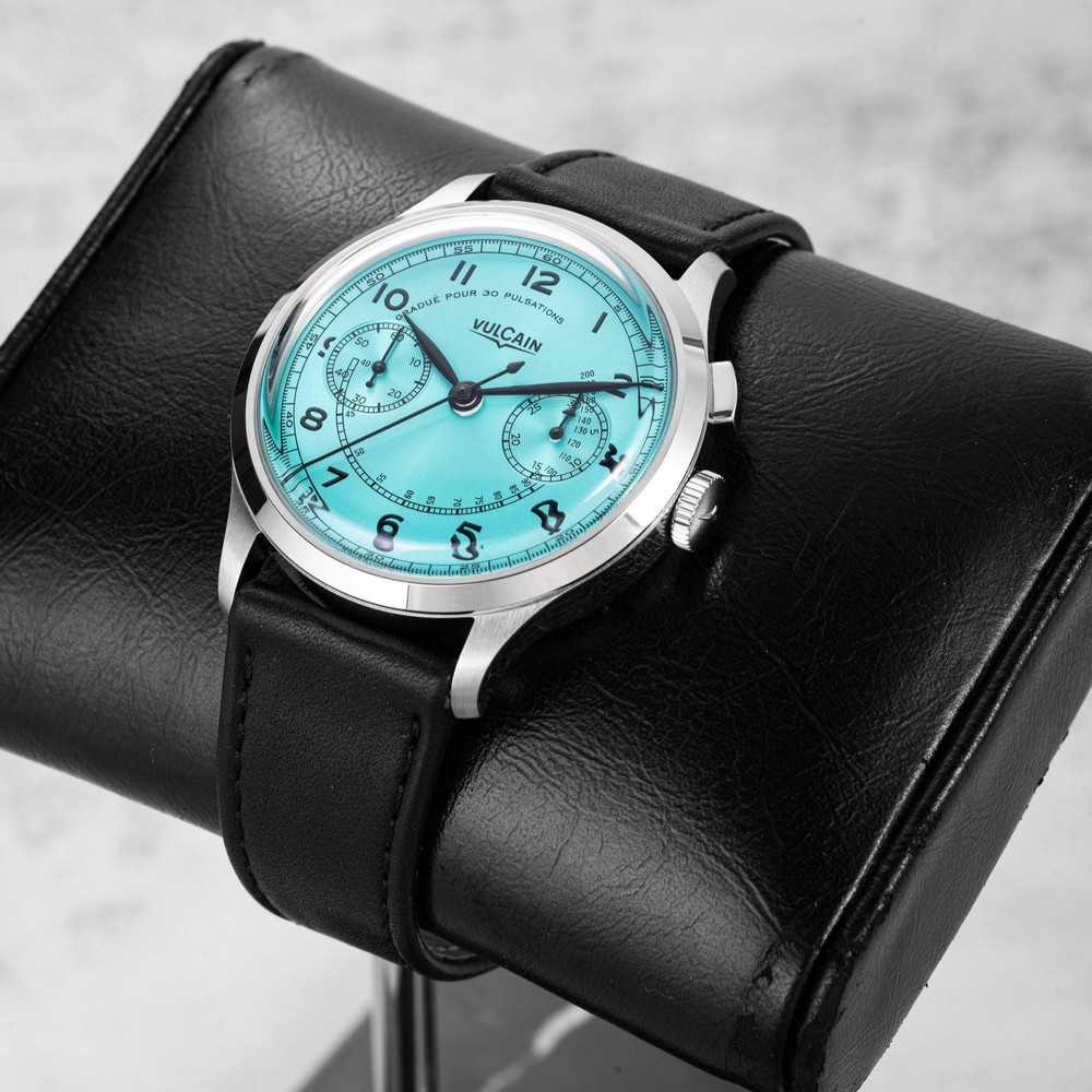 Vulcain Monopusher Heritage Turquoise 650167A38.BAL248 - 39mm