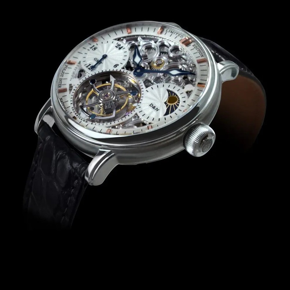 Poljot International Tourbillon Skeleton 3360.T04R - 43mm