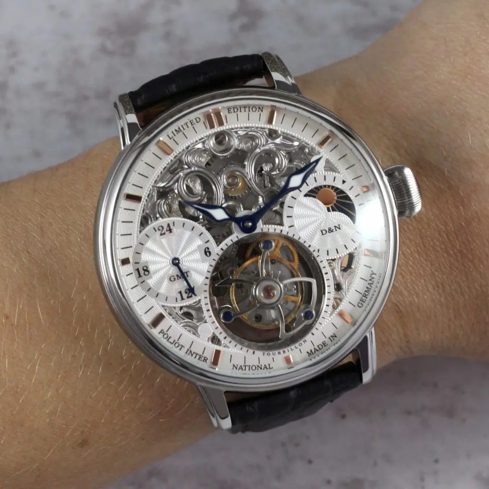 Poljot International Tourbillon Skeleton 3360.T04R - 43mm