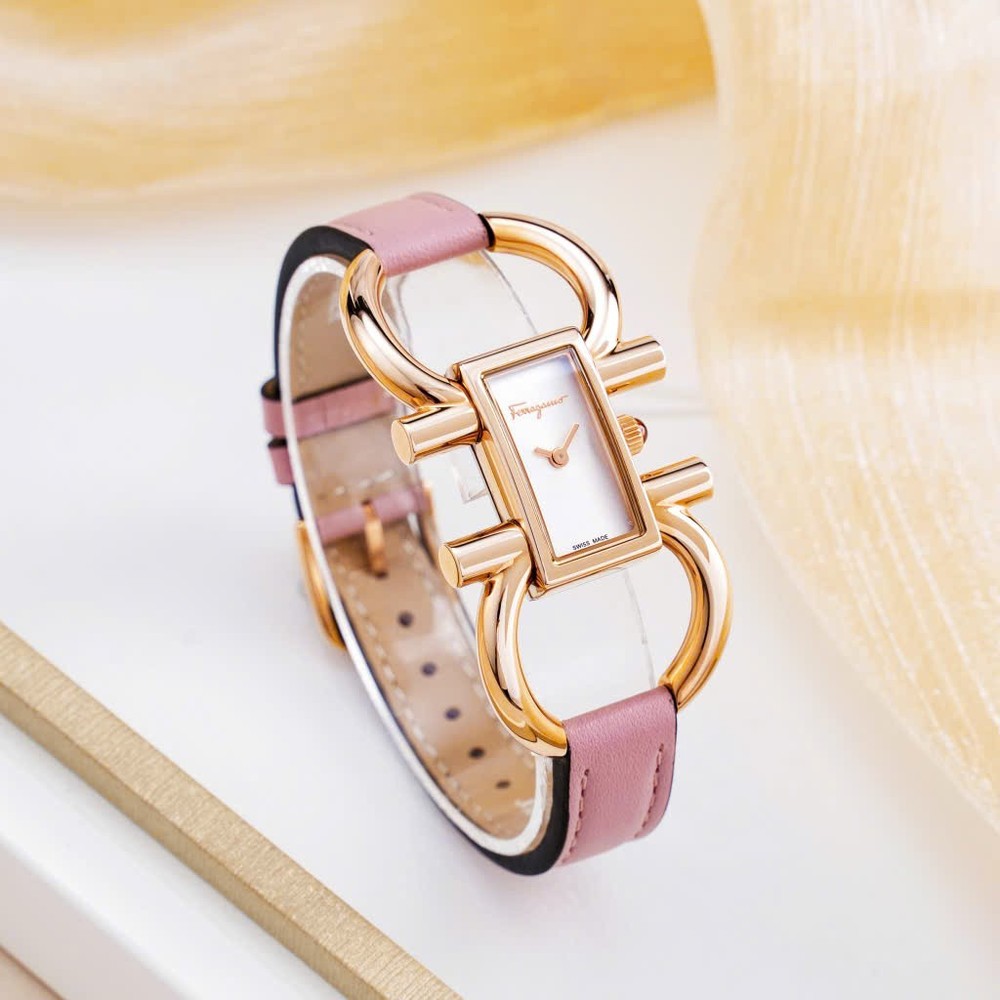 Salvatore Ferragamo Double Gancini SFDO00519 - 23 x 14mm