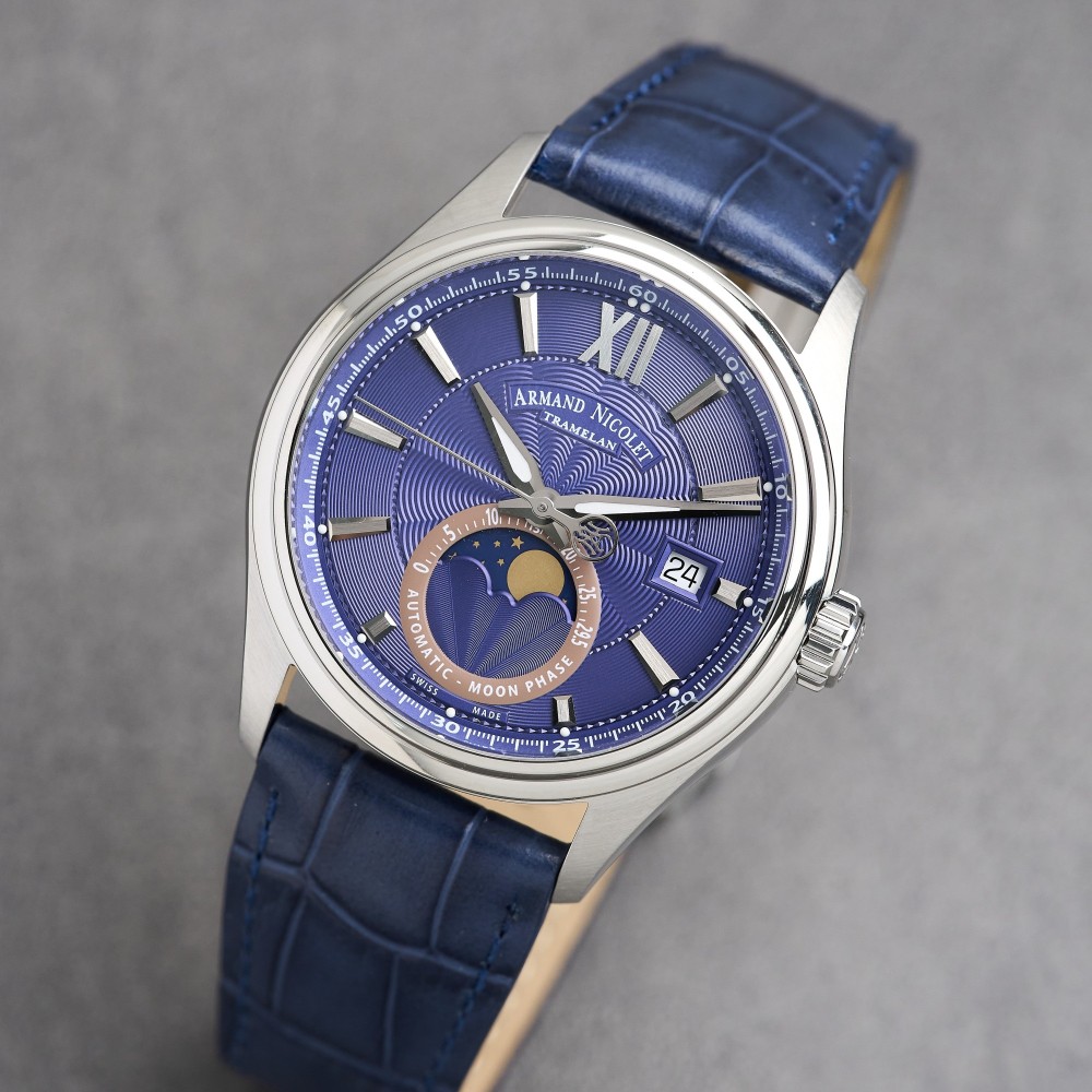 Armand Nicolet M02 A740L-BU-BP22740UAU - 41mm