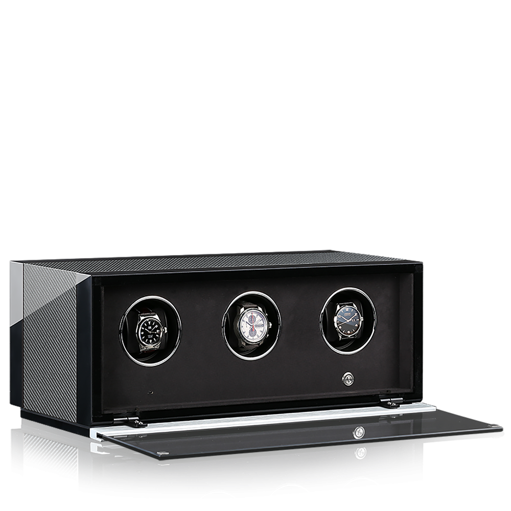 Chronovision Uhrenbeweger Ambiance III Black High Gloss Carbon Lacquer 70050-150.17.11